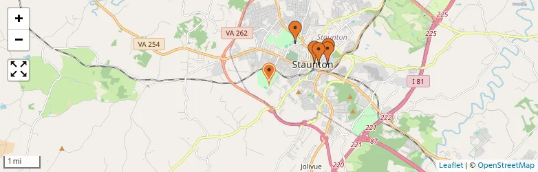 Related schools map