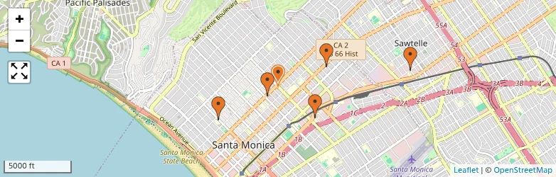 Related schools map