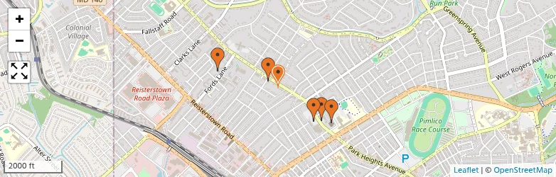 Related schools map