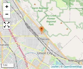 Map of Mission Hills Middle School