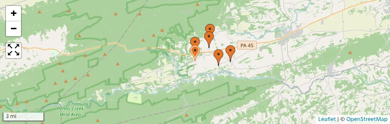 Related schools map