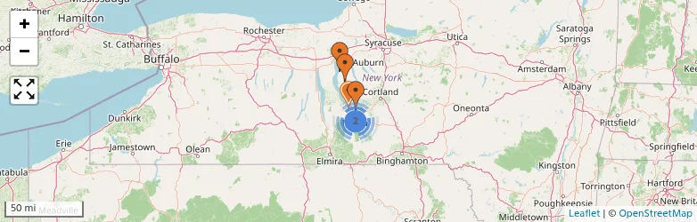 Related schools map