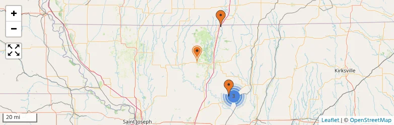 Related schools map