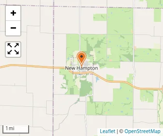 Map of New Hampton Christian School