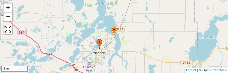 Related schools map