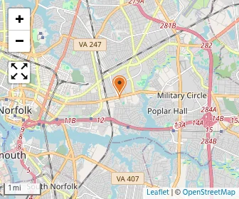 Map of Norfolk Montessori Academy