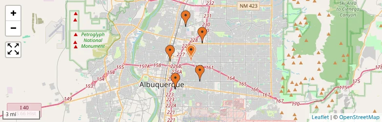 Related schools map
