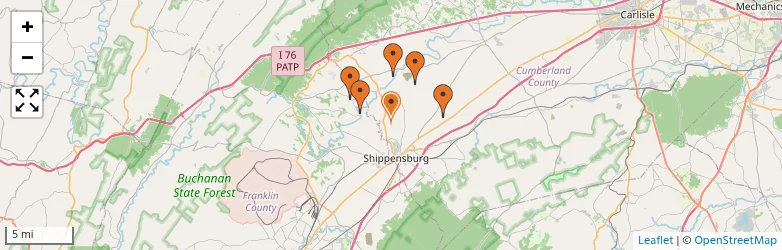 Related schools map