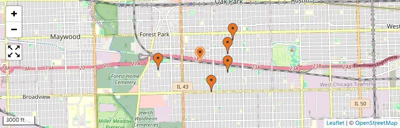 Related schools map
