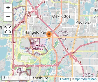 Map of Orlando Torah Academy