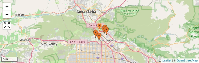 Related schools map