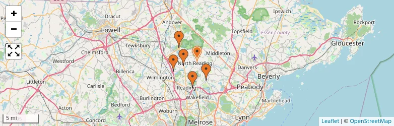 Related schools map