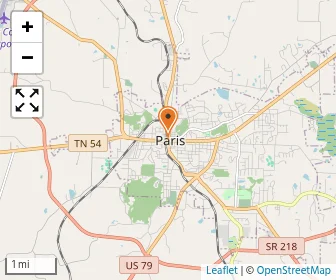 Map of Paris First Christian Academy