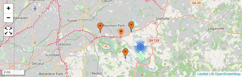 Related schools map