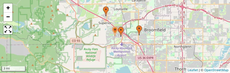 Related schools map