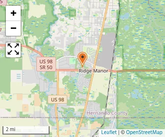 Map of Ridge Manor Christian Academy