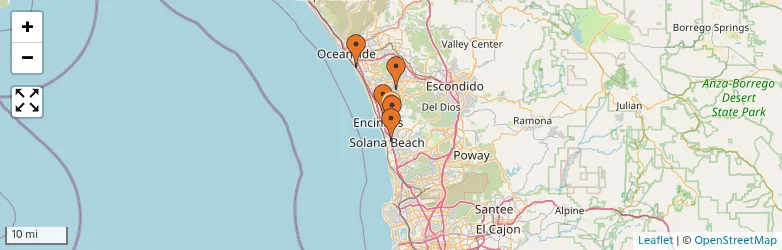 Related schools map