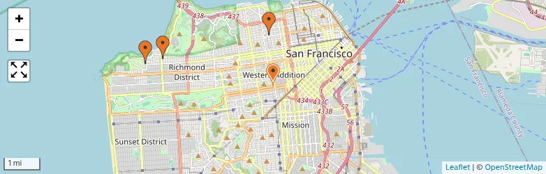 Related schools map