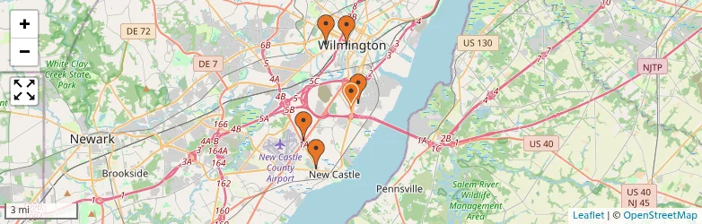 Related schools map