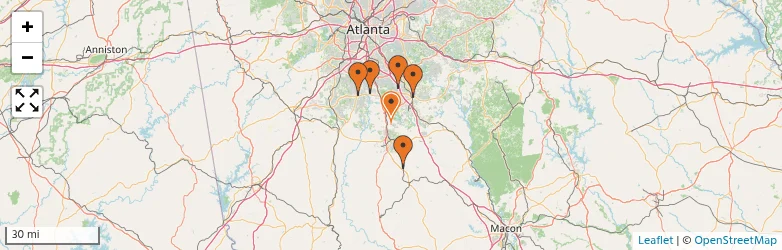 Related schools map