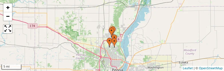 Related schools map