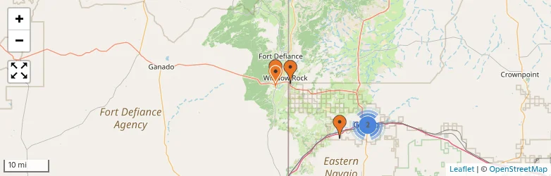 Related schools map