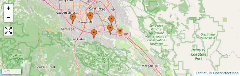 Related schools map