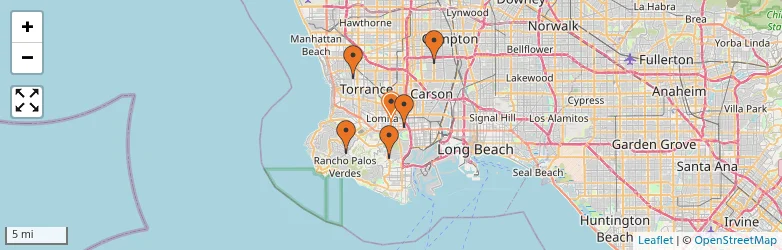 Related schools map