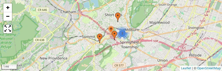 Related schools map