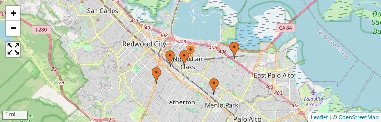 Related schools map