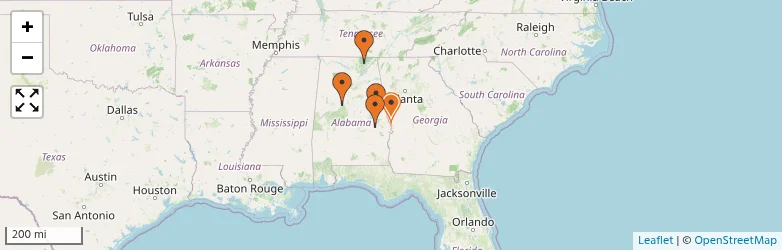 Related schools map
