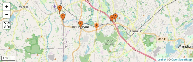 Related schools map