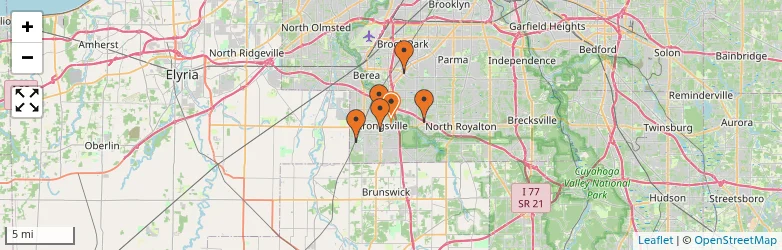 Related schools map