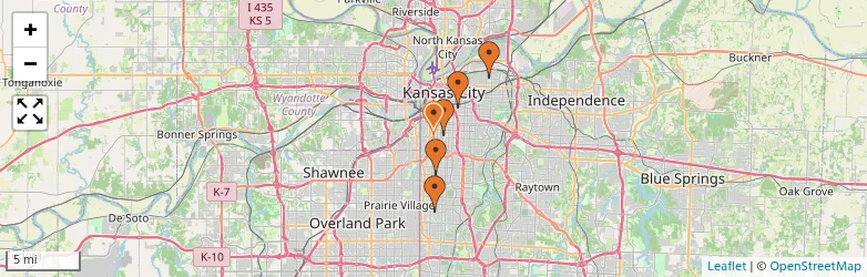 Related schools map