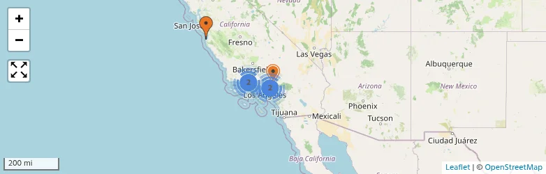 Related schools map