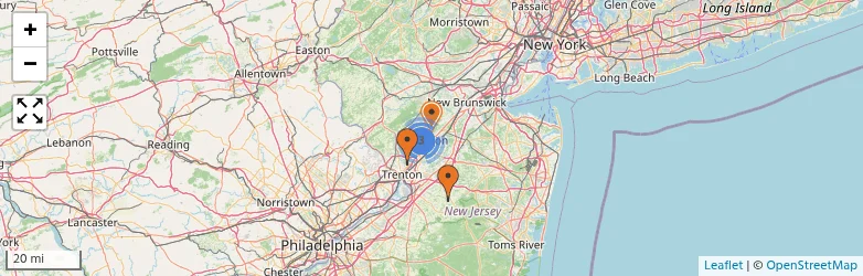 Related schools map