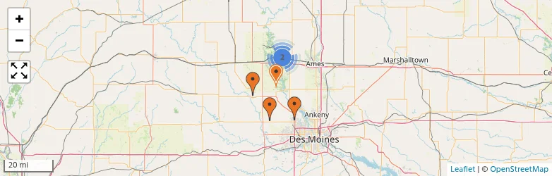 Related schools map