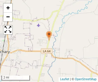 Map of Zachary Christian Academy