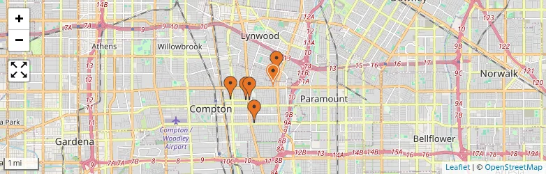 Related schools map