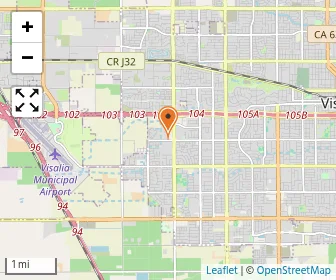 Map of Central Valley Christian Schools
