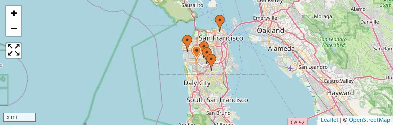 Related schools map