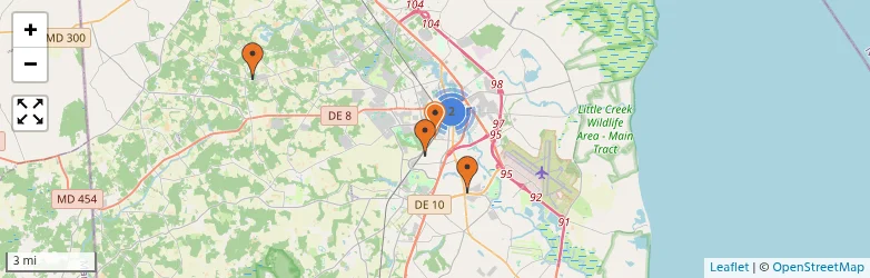 Related schools map