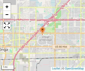 Map of St. Marys Montessori School-fontana