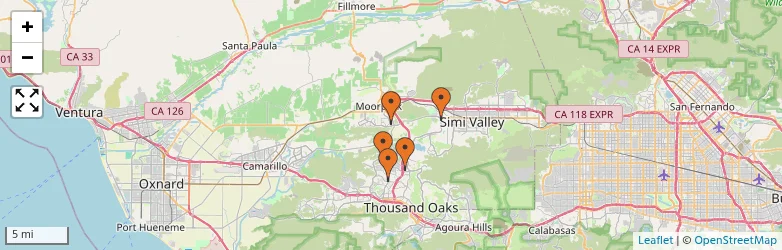Related schools map