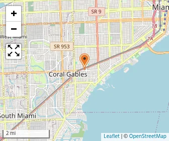 Map of Coconut Grove Montessori School - Bird Rd