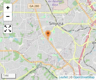 Map of Center Academy Smyrna