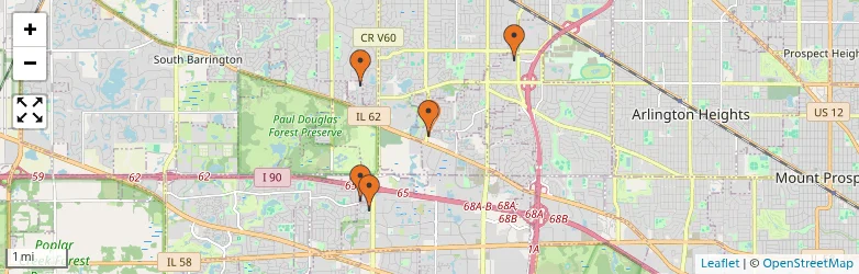 Related schools map