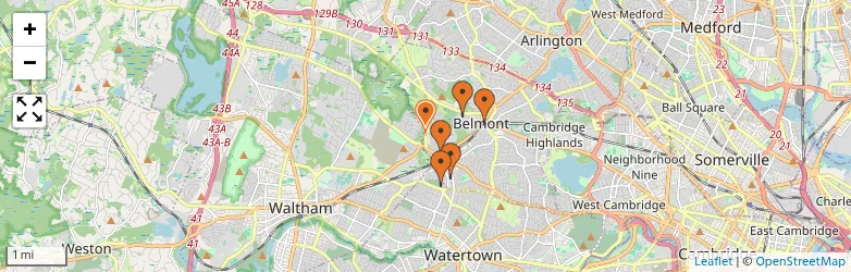 Related schools map