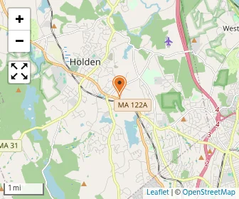 Map of Wachusett Montessori of Holden