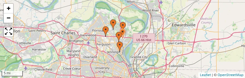 Related schools map
